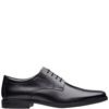 CLARKS  MENS  SHOE - BLACK LEATHER